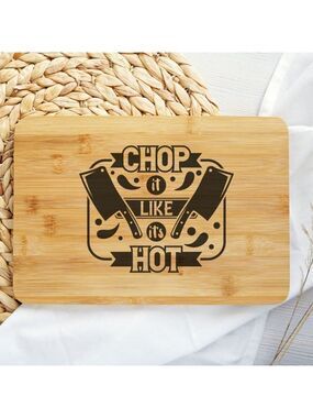 Chop It Like It's Hot Personalized Cutting  board